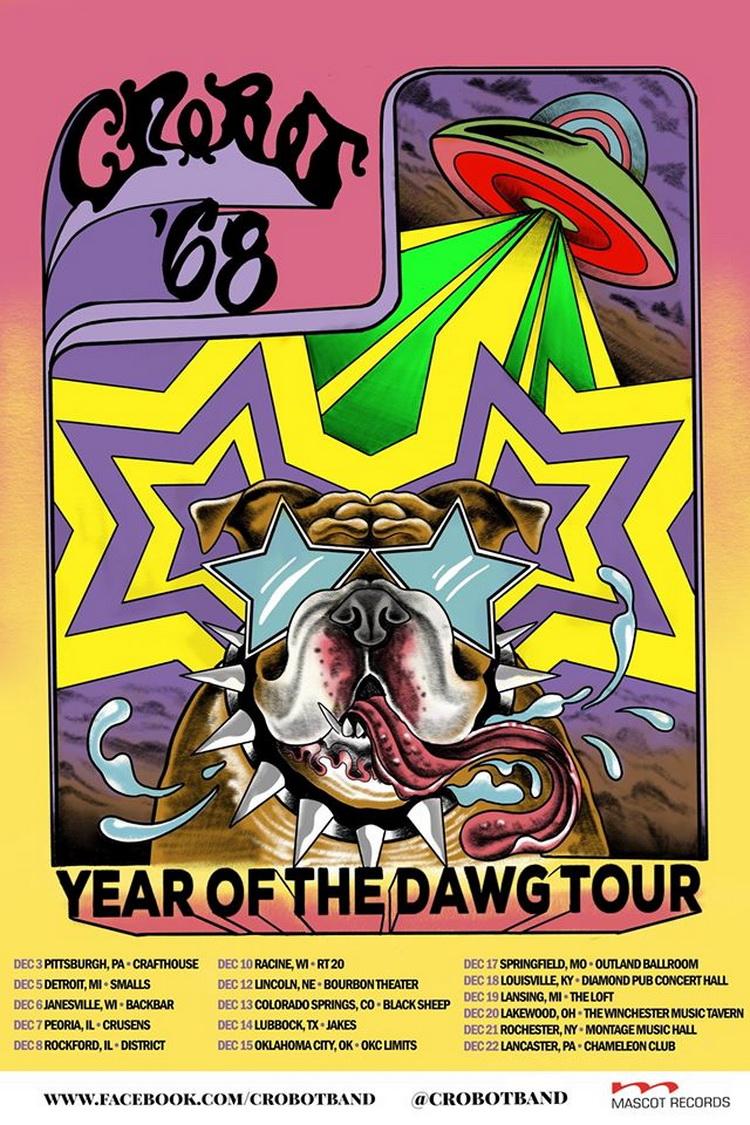 Crobot US Tour 2019 poster