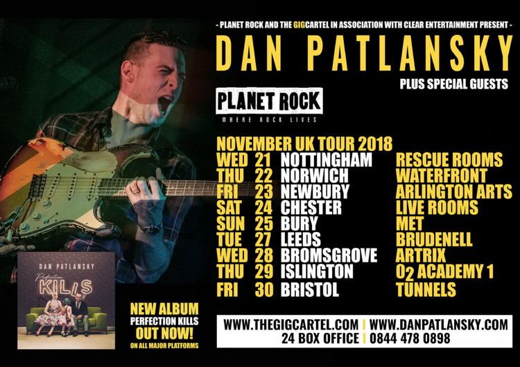 Dan Patlansky London 2018 poster