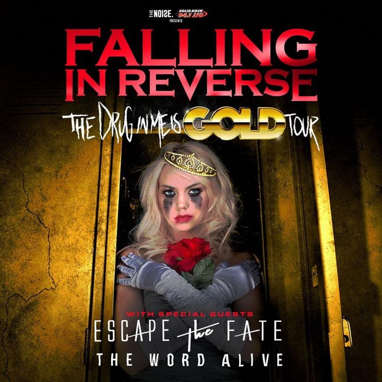 Falling In Reverse US Tour 2020 poster