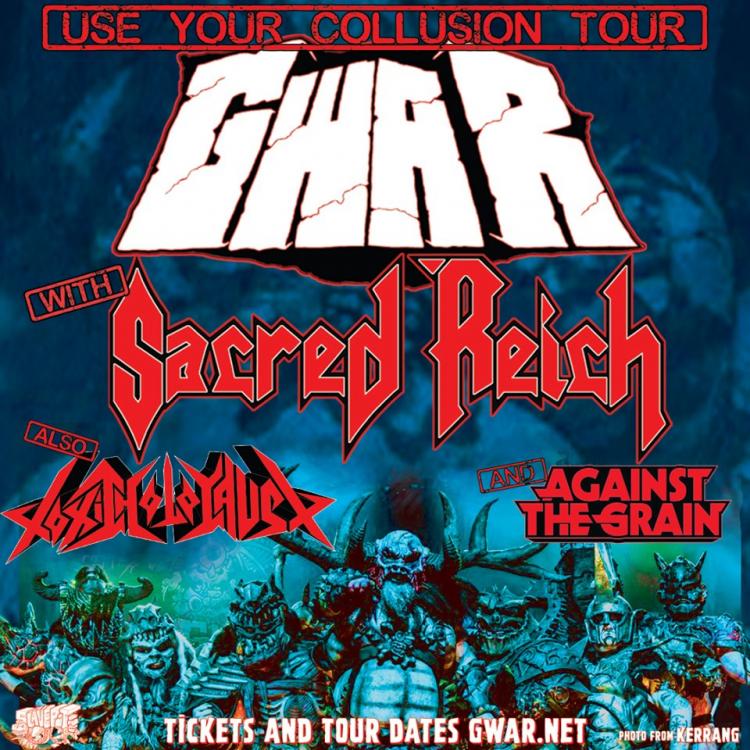 GWAR North American Tour 2019 poster