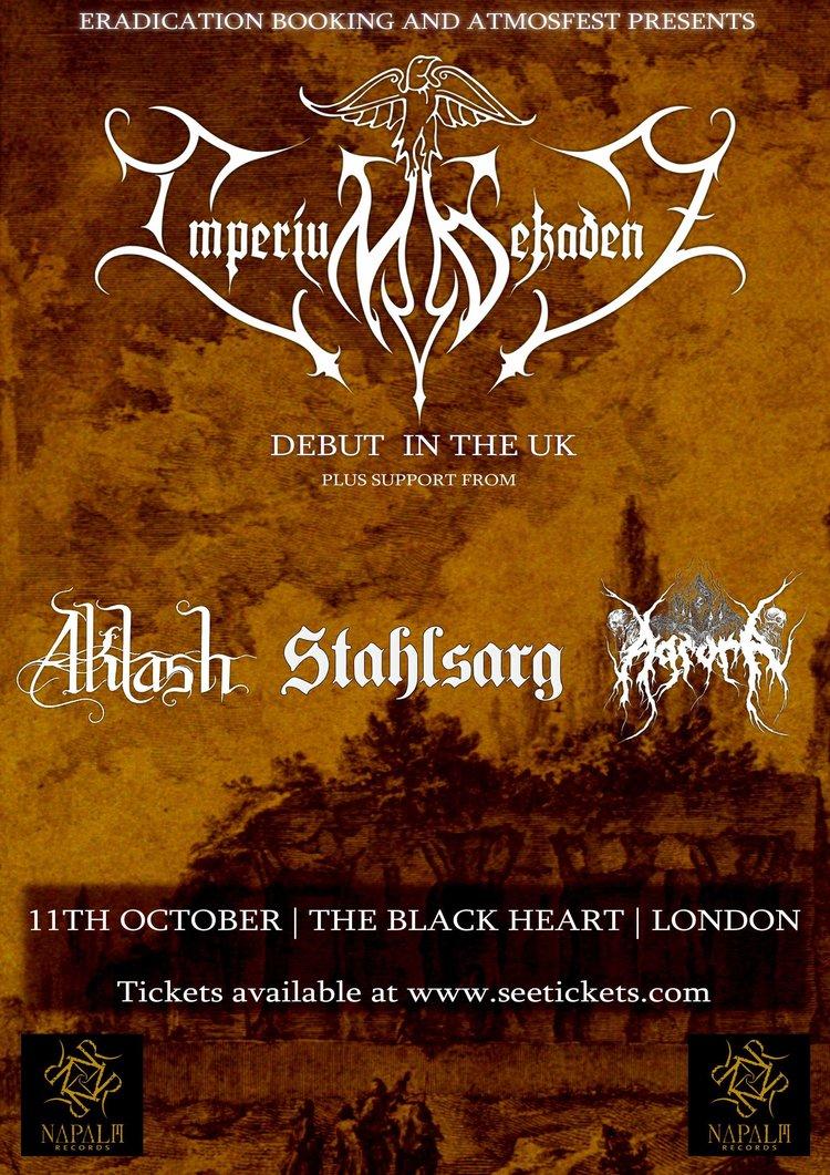 Imperium Dekadenz london Show 2019 poster