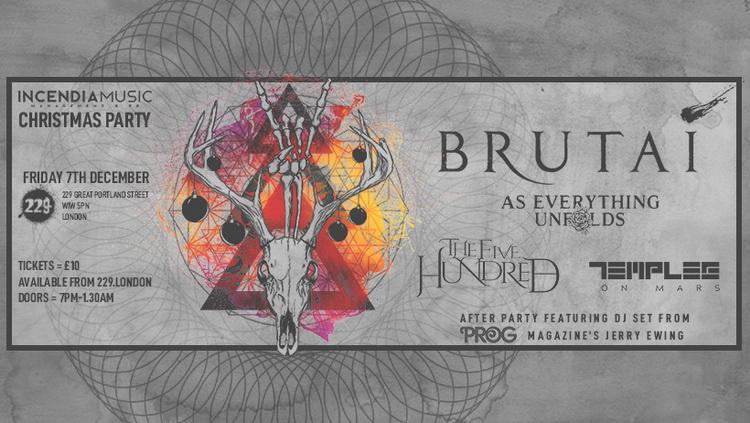 Incendia Music Christmas Party 2018 poster