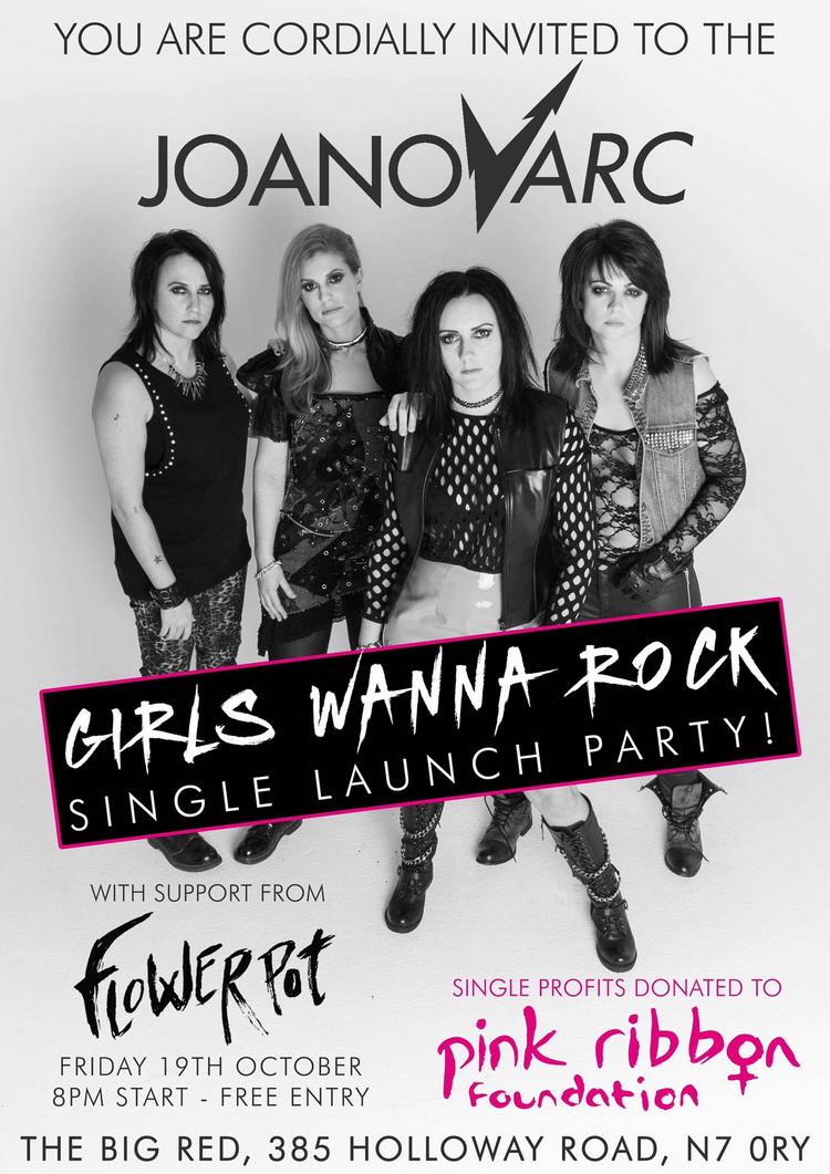 JoanovArc single launch London 2018 poster