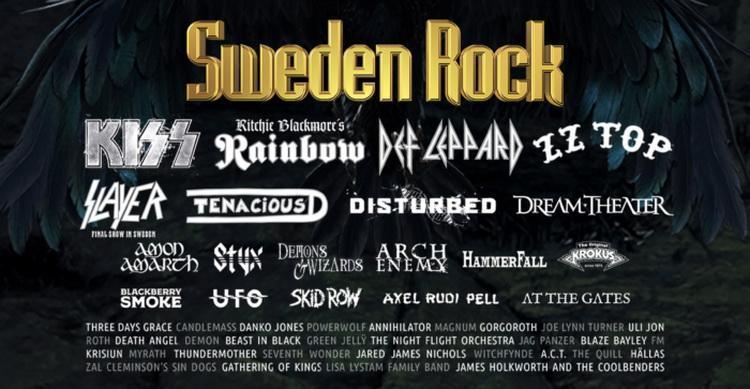 Sweden Rock Festival 2019 poster