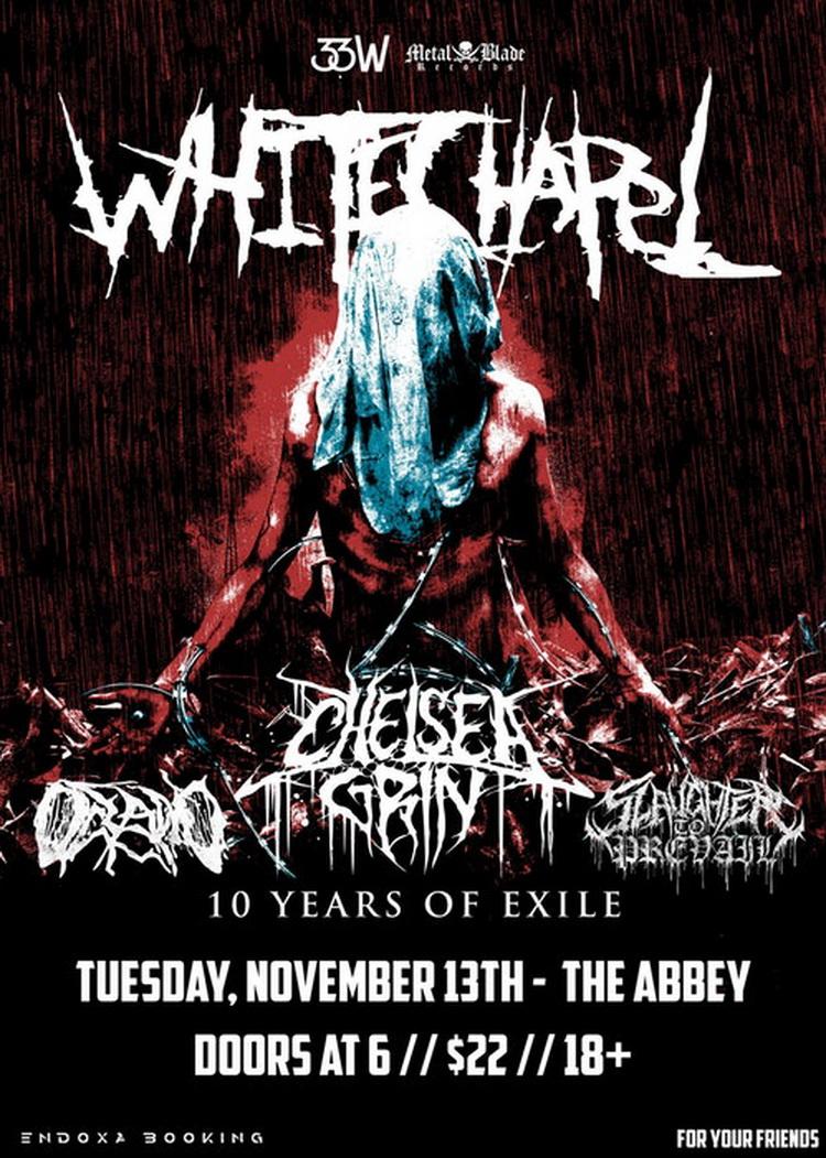 Whitechapel Florida Show 2018 poster