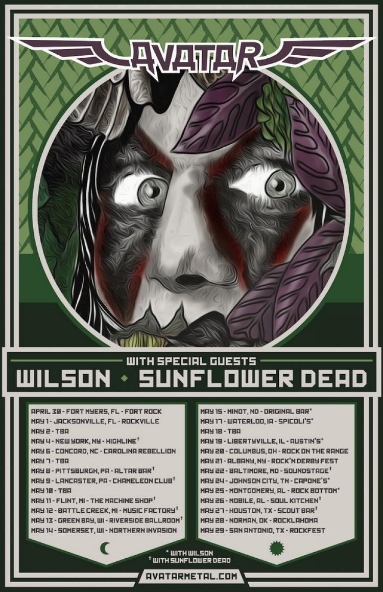 Avatar US Tour 2016 poster