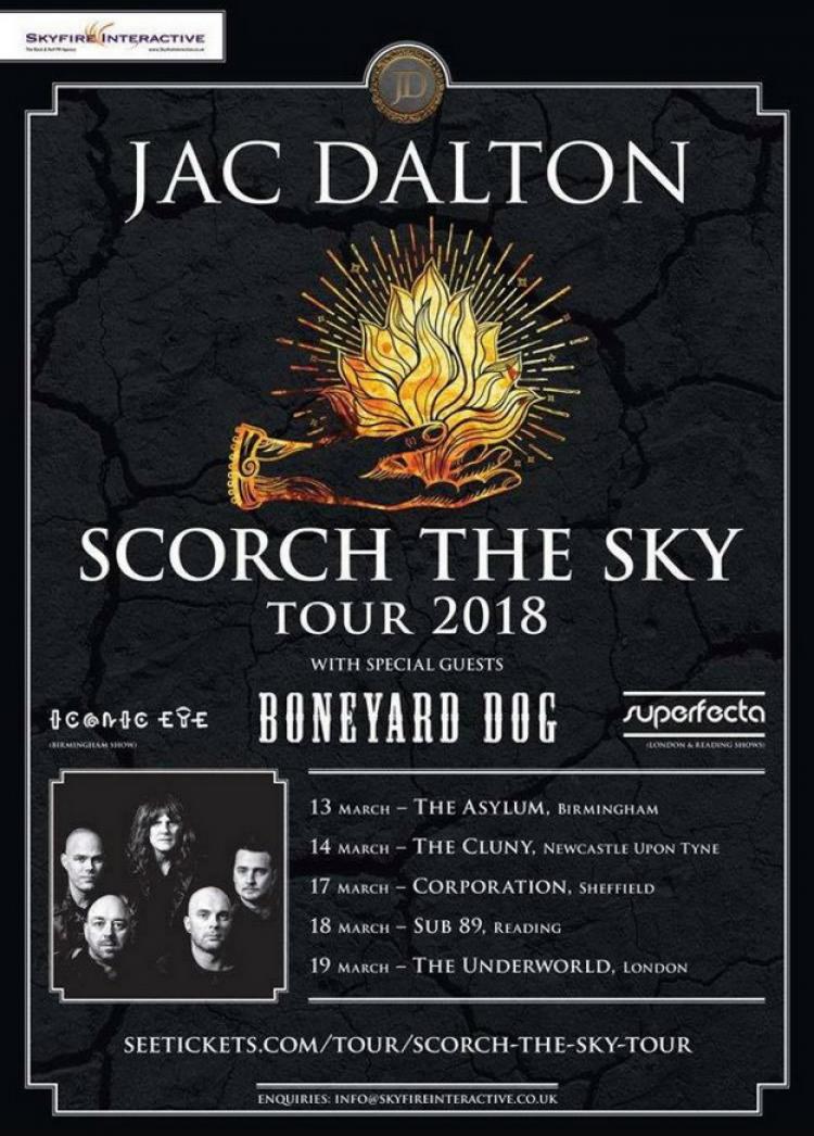 Jac Dalton & Boneyard Dog London Show 2018 poster