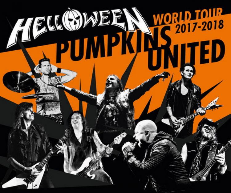 Helloween (Pumkins United Tour) 2017 poster