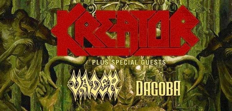 kreator live Athens 2018 poster