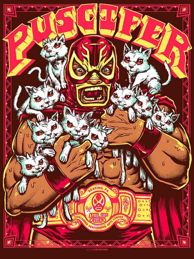 Puscifer Reading Show 2016 poster
