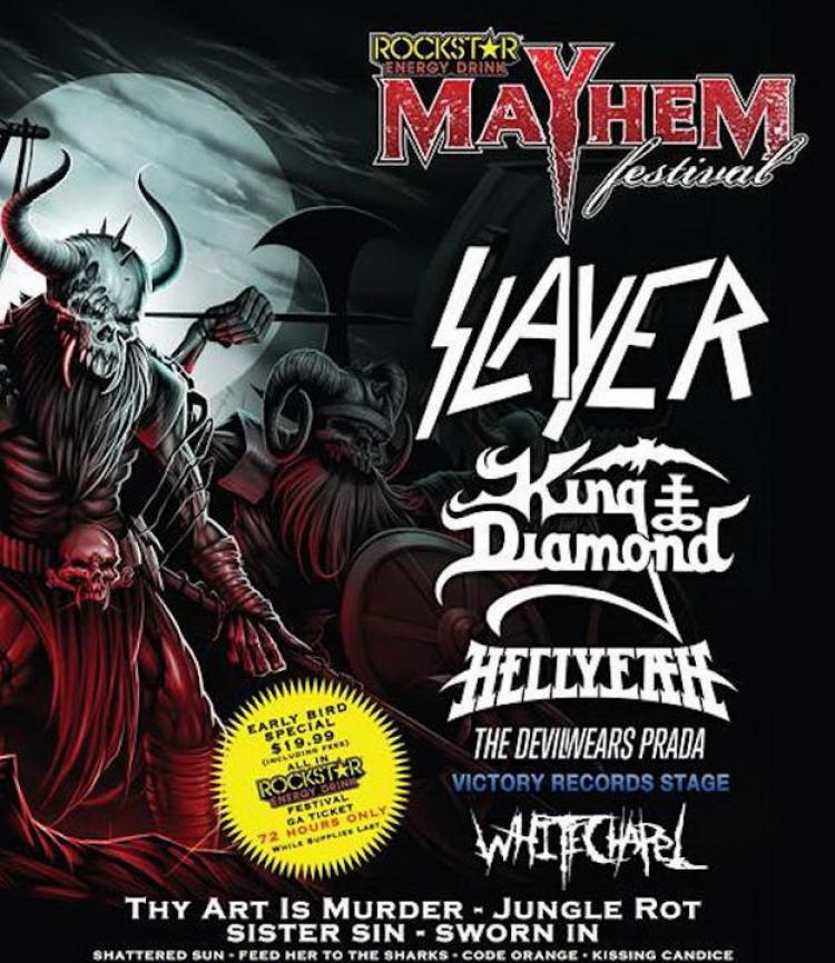 Rockstar Energy Drink Mayhem Festival 2015 poster