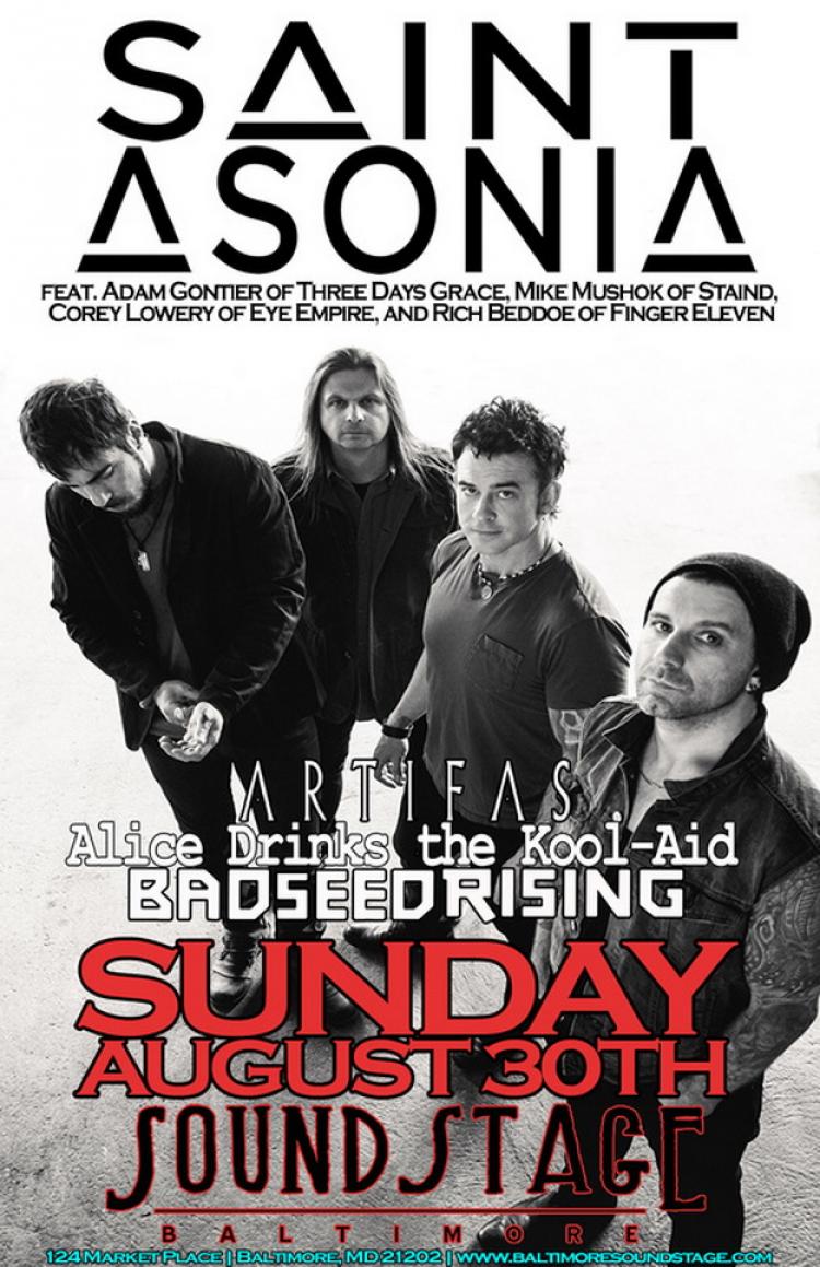 Saint Asonia Baltimore 2015 poster