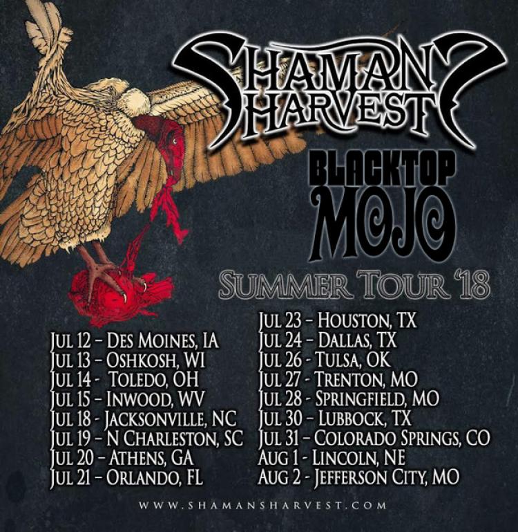 Shaman’s Harvest Florida Show 2018 poster