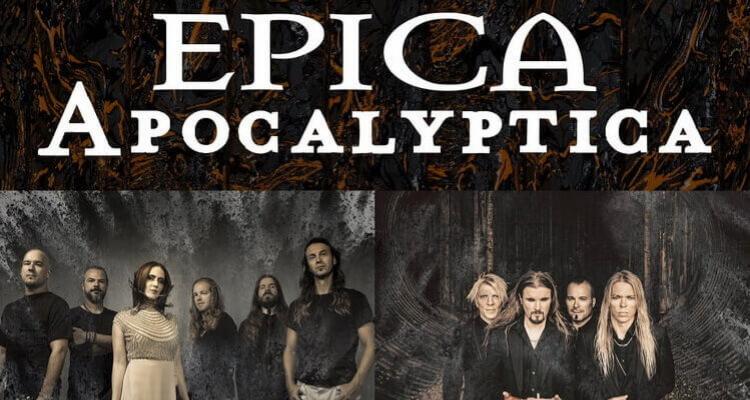 Epica and Apocalyptica EU Tour 2023 poster