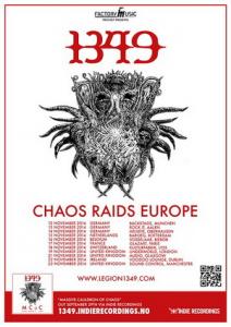 1349 Euro Tour 2014 poster