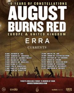 Currents Euro Tour 2019 poster
