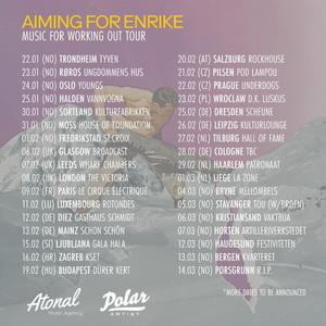 Aiming For Enrike EU Tour 2020 poster
