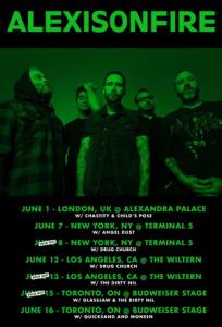 Alexisonfire Live Shows 2019 poster