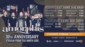 Amorphis Live streams 2020 poster