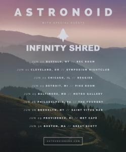 Astronoid US Tour 2019 poster