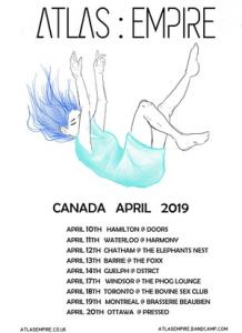 Atlas : Empire Canada Tour 2019 poster