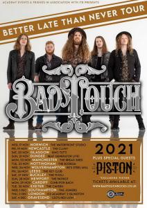 Bad Touch UK Tour 2021 poster
