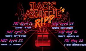 Black Absinthe Canada Tour 2020 poster