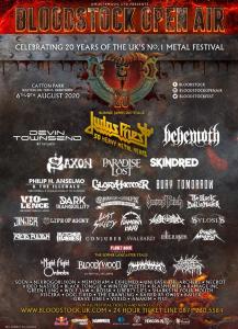 Bloodstock Open Air Festival 2020 poster