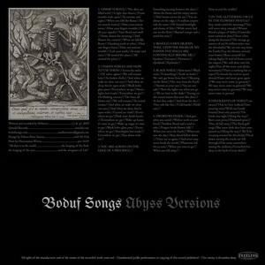 Boduf Songs Abyss Versions cover