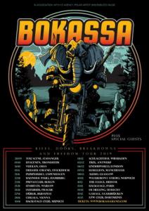 Bokassa Euro Tour 2019 poster