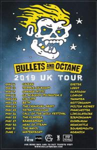 Bullets And Octane UK Tour 2019 poster