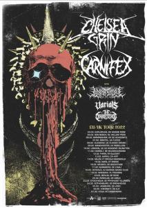 Carnifex & Chelsea Grin EU Tour 2022 poster