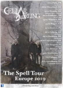 Cellar Darling EU Tour 2019 poster
