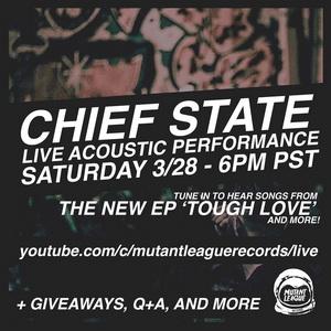 Chief State live stream show 2020 poster