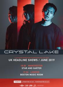 Crystal Lake UK Shows 2019 poster