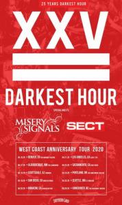 Darkest Hour North American Tour 2020 poster