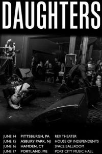 Daughters US Tour 2019 poster