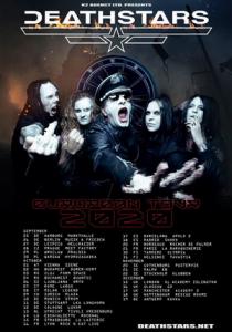 Deathstars Euro Tour 2020 poster