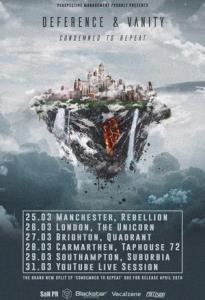 Deference & Vanity UK Tour 2019 poster
