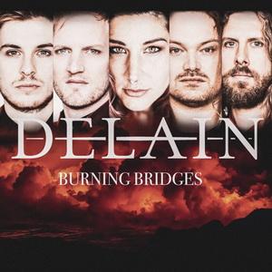 Delain Burning Bridges single cover