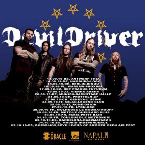 DevilDriver Euro Tour 2019 poster