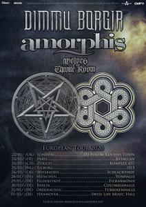 Dimmu Borgir & Amorphis Euro Tour 2020 poster