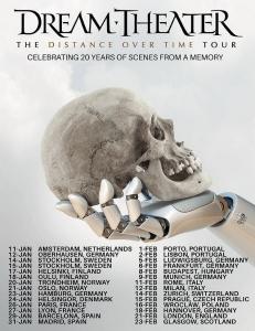 Dream Theater Euro Tour 2020 poster