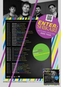 Enter Shikari Euro Tour 2020 poster