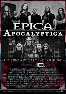 Epica and Apocalyptica EU Tour 2021 poster