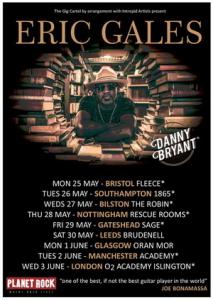 Eric Gales UK Tour 2020 poster