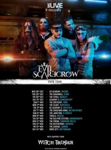 Evil Scarecrow UK Tour 2020 poster