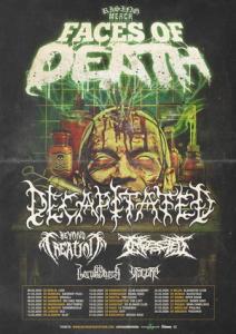 Faces Of Death European & UK Tour 2020 poster