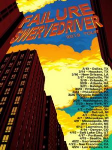 Failure North American Tour 2019 poster
