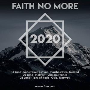 Faith No More Festivals 2020 poster